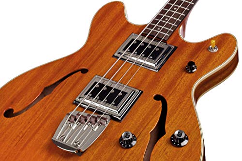 Guild Guitars Starfire Bass Ii Semi-Hollow Body Bass Guitar, In Natural, Double-Cut, Newark St. Collection, With Hardshell Case #TOP4