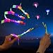Produktbild 20 Stück Rocket Slingshot LED-Hubschrauber, LED-Hubschrauber-Schützen, Flying Rotating Rocket Helicopter Flash LED-Licht Toy Fun Elastic Gift