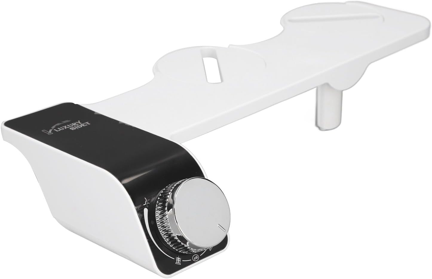 Single Nozzle Toilet Bidet, Adjustable Water Pressure, Self-Cleaning Plastic Toilet Sprayer (3/8 Inch Europe)