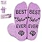 Sister Gifts - Purple Coral Fleece Socks, Gifts for Sister Birthday, Thanksgiving, Christmas