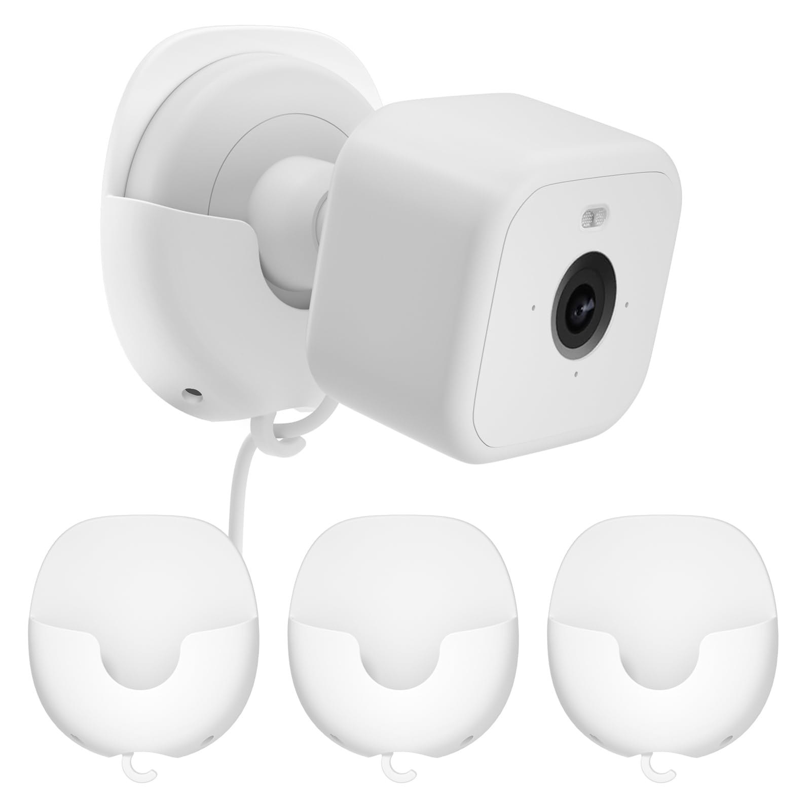 Blink Camera Wall Mount 3 Pack for Blink Outdoor 4/Blink Mini/Mini 2/Blink Indoor Cameras, No Drilling, No Screws, Strong Adhesive Bracket for Blink Cameras, Decorated-image-15