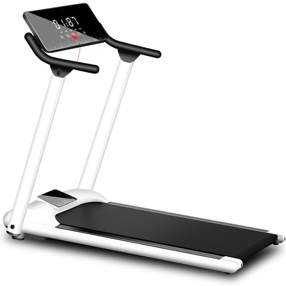 Electric Folding Treadmill Shock Running Space Saving LED Display, Walking Jogging Machine for Home Office Use