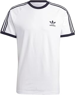 ADIDAS Men's 3-Stripes TEE T-Shirt, White, L