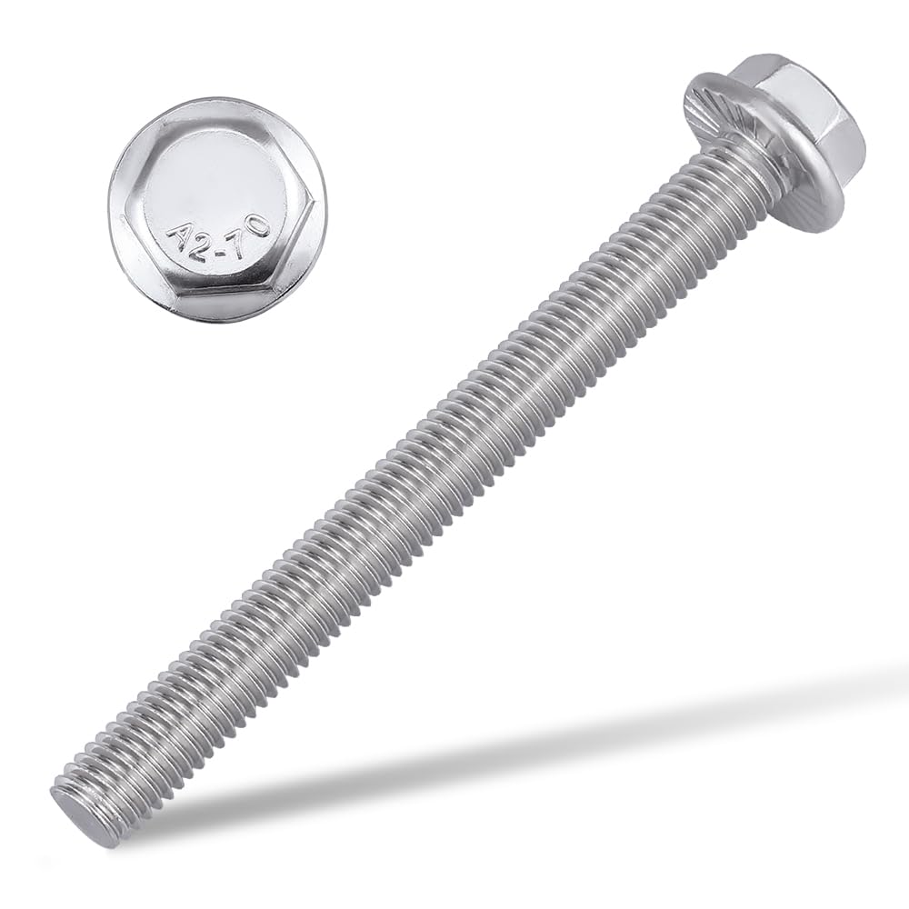 Boulon à bride hexagonale M10 anti-desserrage pour fixer vos structures en extérieur - 8