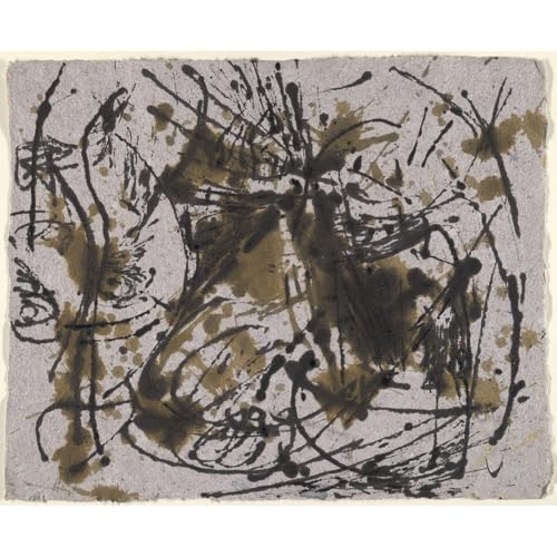 Toile enroulée Jackson Pollock Sans titre (3) de 61 x 81 cm pour déco