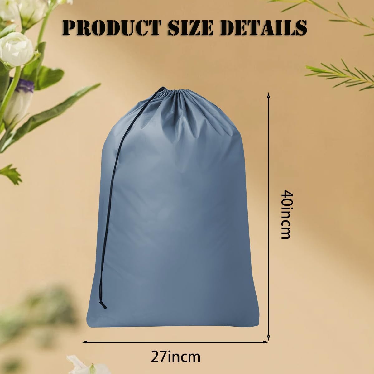 8 Pcs 27‘x40’ Extra Large Laundry Bags with Drawstring Closure Heavy Duty Organizer,Travel Laundry Bags,eusable Heavy Duty Laundry Bag for Basket Use College Dorm Camping Home (Bright Colours)