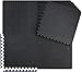 Meisterhome 60x60x1cm - 15 Stuck - 5.40 m² - Schwarz Schutzmatten Set Puzzlematte Bodenschutz Matte - Puzzle Bodenschutzmatten Unterlegmatte | Fitnessmatte Turnmatte Sportmatte Trainingsmatte