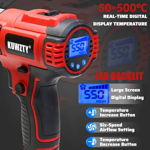 Image of Cordless Heat Gun with Display for Milwaukee M18 Battery(No Battery)
