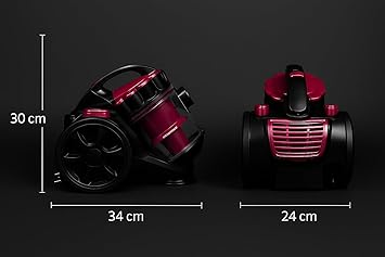 MAXELLPOWER Aspiradora sin Bolsa Potente, aspiradora con Cable, Sistema ciclonico, 700W, Filtro HEPA, 1.5L, Accesorios incluidos, Aspirador para Todo Tipo de Suelos (700W)2