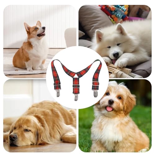 EUYKQNOI Hundewindel-Hosenträger,Hunde-Hosenträger,Hunde-Windelgeschirr, Hosenträger für hundewindeln für hündinnen läufigkeitshose Windeln, Damen, Welpen-Hosenträger, Bauchbänder, Haustier-Kleidung,M