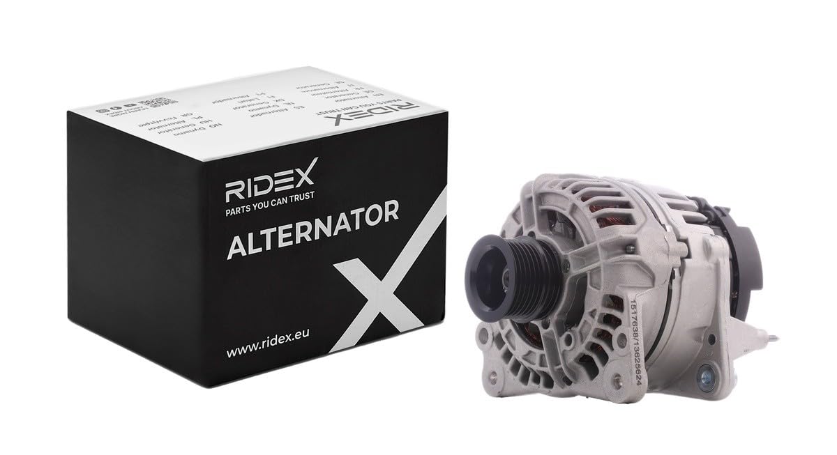 RIDEX Lichtmaschine 230A 12V Für Ford S-Max, Galaxy, Edge - Mit Freilaufriemenscheibe