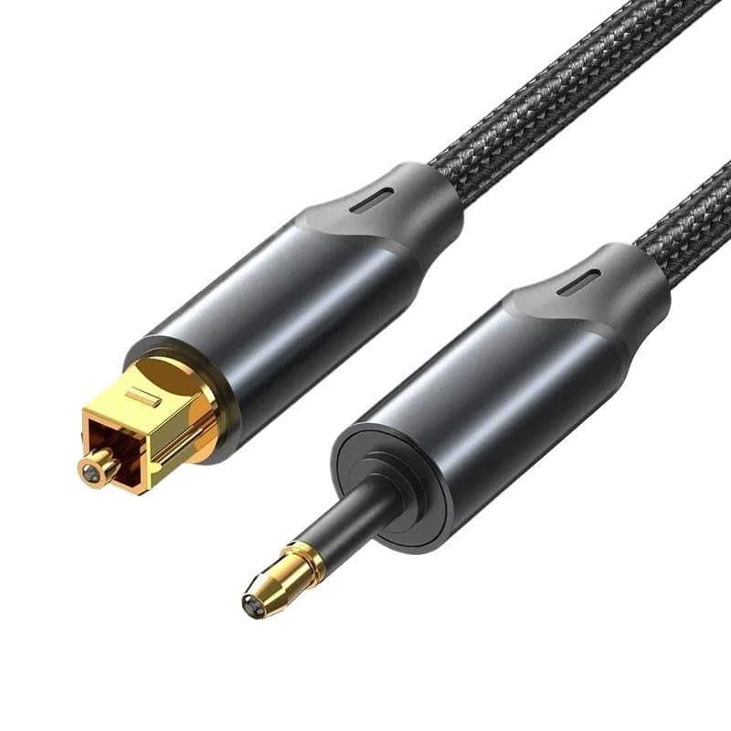 3.5mm Digital Optical Audio Cable for Amplifiers Blu-ray Soundbar Fiber Cable(5m)