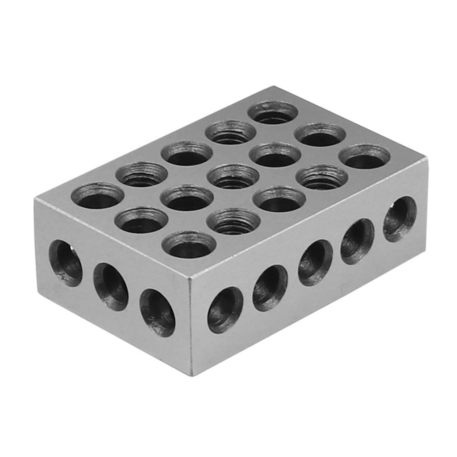 Zestaw płytek wzorcowych 2 SZTUK 23 Otwory Miernik Bloku Równoległe Mocowanie Stalowego Precyzyjnie Dopasowany Mechanik(2pcs 0.0002)