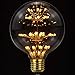 TIANFAN Vintage Led Bulb G95 Firework 3Watts Edison Bulb 2200Kelvin Warmth Glow 110-130V Decorative Light Bulb