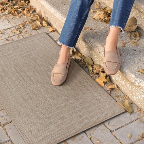 Adiva Rugs Outdoor Indoor Area Rug, Weather Resistant, Easy to