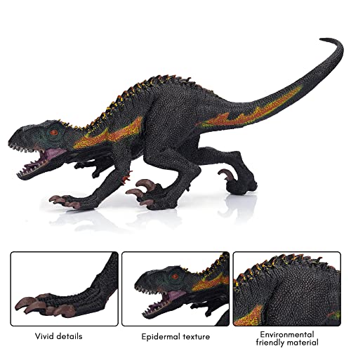 Image of Realistic T Rex Dinosaur Animal Figure for Kids Real Textured Dinosaurs Toy (Raptors Velociraptor (12F))