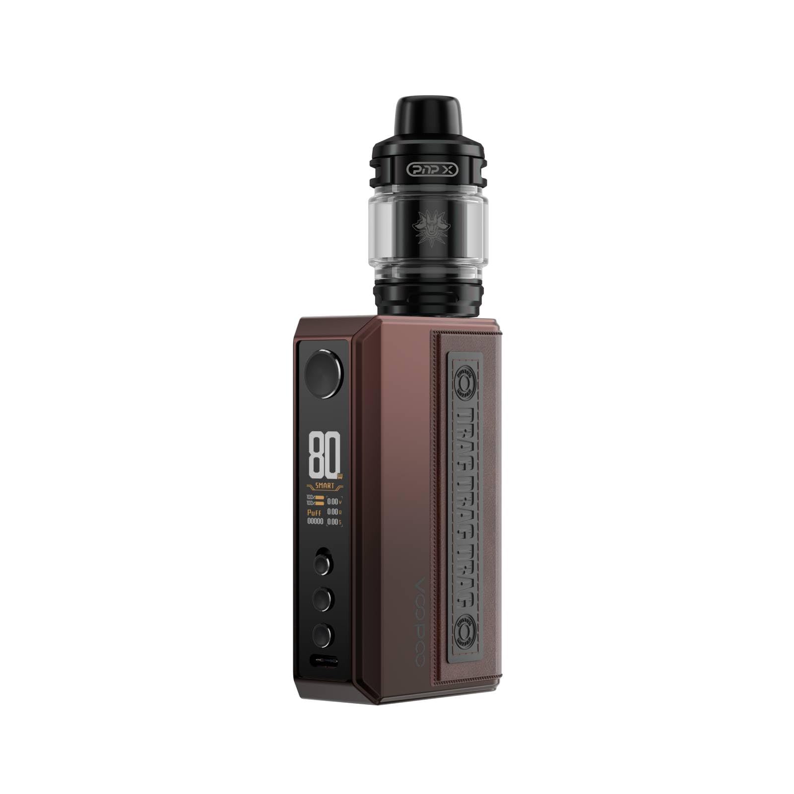 Voopoo Drag 5 Kit inkl. UFORCE-X Tank E-Zigarette Nikotinfrei Farbe Braun :  Amazon.de: Elektronik & Foto