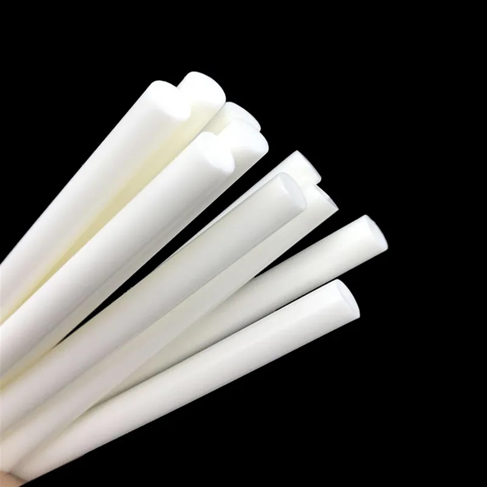 Bâtons de Colle Chaude Lot de 50 bâtons de Colle thermofusible de Couleur Blanche de 7 mm for réparation Audio de Voiture