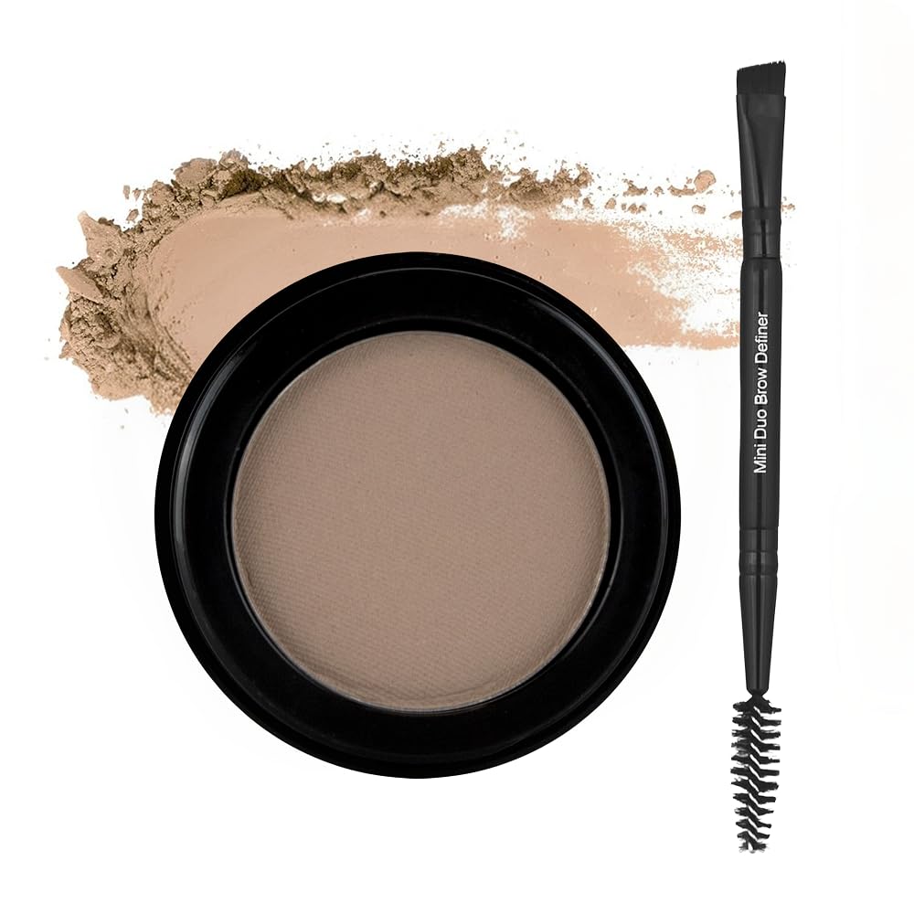 Billion Dollar Brows Eyebrow Powder, Blonde - Velvet Smooth Pressed Brow Filler - Buildable Water-Resistant Formula for Full Fluffy Brows - Vegan & Cruelty-Free Eye Makeup - 0.07 oz