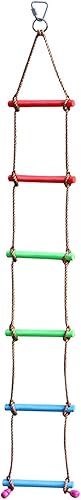 Miniatura 2 de Rainbow Craft Escalera de cuerda de escalada y cuerda de escalada colorida