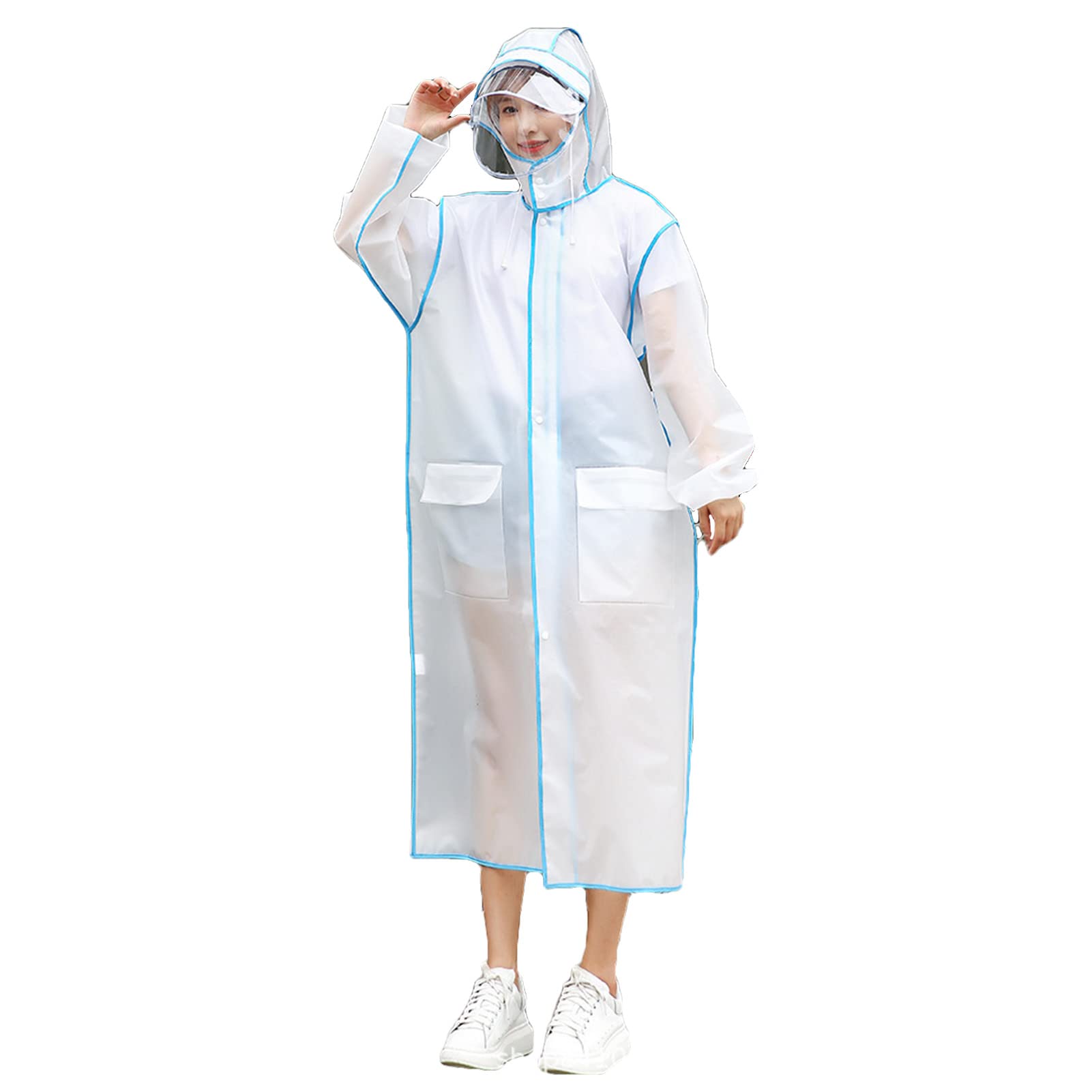Ponchos de pluie réutilisables pour femmes et hommes imperméables