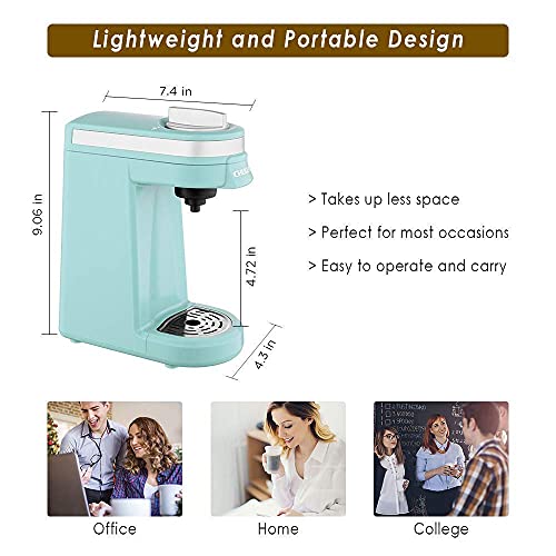 Chulux Coffee Maker Single-Serve Coffee Machine For Reusable Filter And Coffee Capsule #TOP2