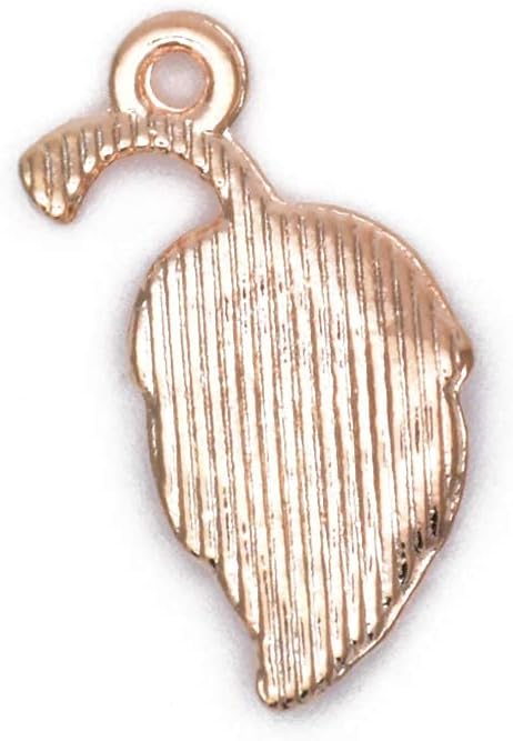 VIDRIO Pack of 80 Autumn Leaves Enamel Charms Gold Plated Colored Pendants Hawaii Style Accessories for Necklace Bracelet Jewelry Making DIY Crafting - Image 4