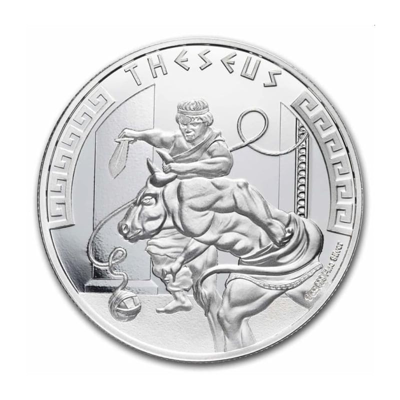 Moneda de Plata de 1 onza Niue   Heroes of Greek Mitology Theseus (3.) 2024 1 Oz Plata