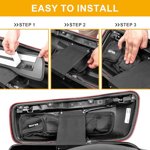 Organizador para tapa de alforja moto compatible Harley Touring 2014-2024 miniatura 5