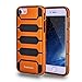 iPhone 7 case,Tranesca double layer heavy duty bumper case with detachable inner shell (Sunset Orange)-also includes one backup inner shell and tempered glass screen protector for iPhone 7 4.7 inch