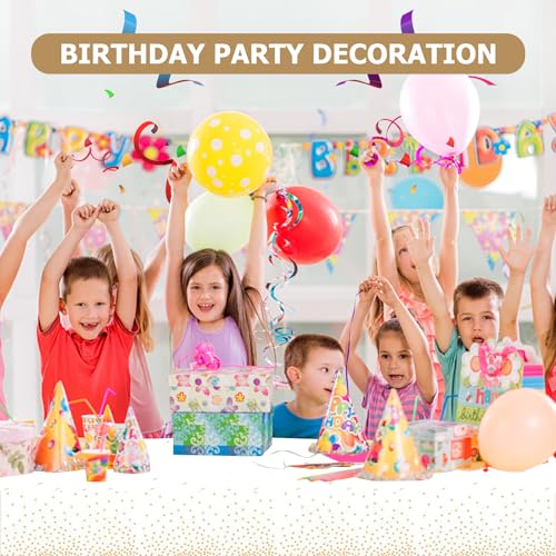 Image of NIWIN 2 Pack Rose Gold Tablecloth Plastic Party Table Cloth Rectangle Disposable Table Cover for Various Parties Birthday Decoration, 72 inch x 53 inch