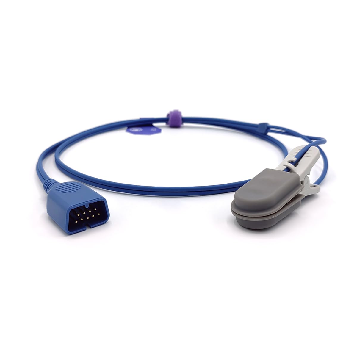 Sensor lingual compatible con Nihon Kohden Spo2 con conector de 9 pines