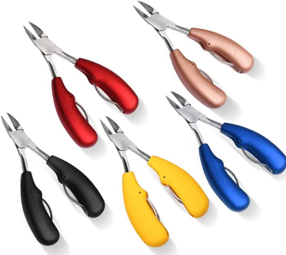 Image of Toenail Clippers, Professional Thick & Ingrown Toe Nail Clippers for Men & Seniors, Pedicure Clippers Toenail Cutters, Super Sharp Curved Blade