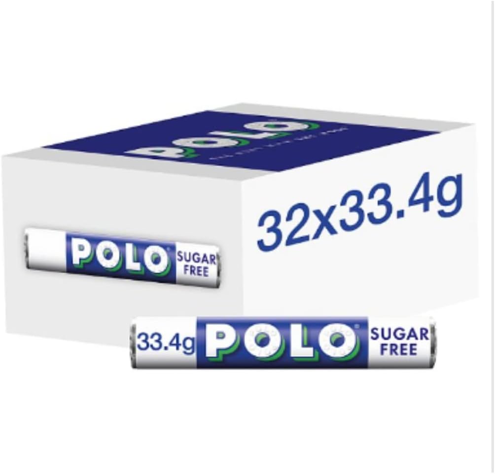 Polo Sugar Free Mint Tube 33.4g x Case of 32