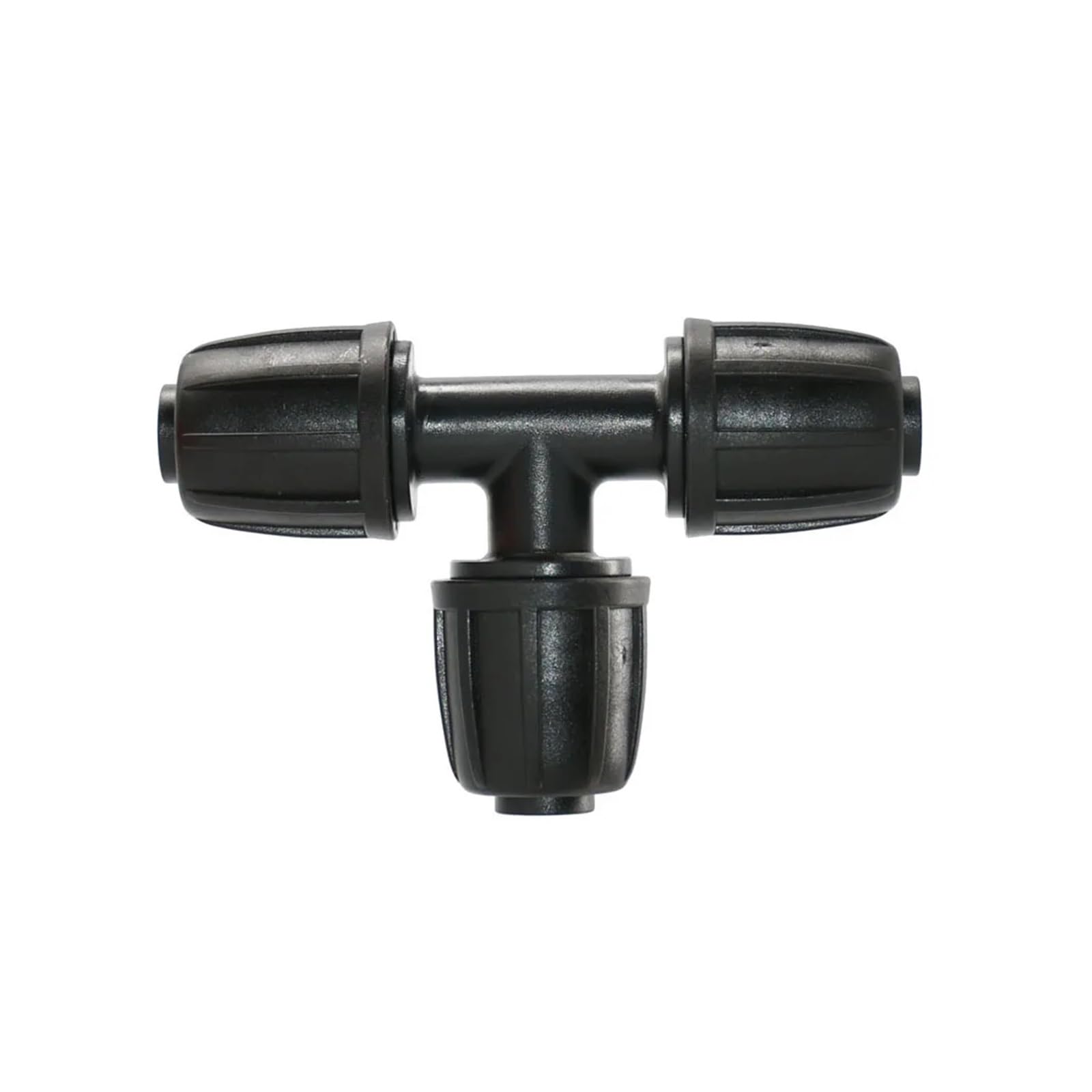 20 pz 16mm PE Tubi Acqua Connettori 1/2 A 3/8 '' 1/4 '' 1/8 '' 6.0mm Tubo Ridotto Adattatore di Accoppiamento Raccordi for Irrigazione del Giardino(Tee)
