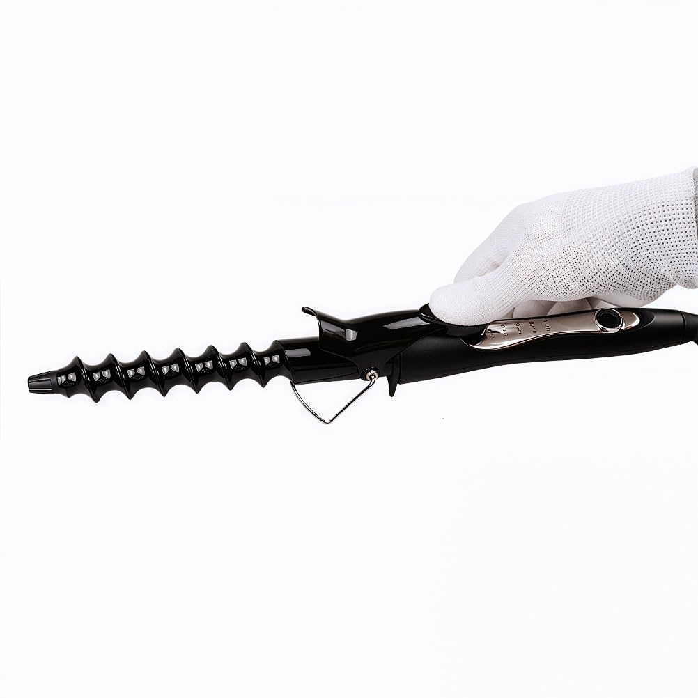 Electric Spiral Curling Iron 25mm Hair Curler Tourmaline Ceramic Hair Waver Curling Wand for Short Long Hair Beach Waves Curler Hair Crimper Styling Tool