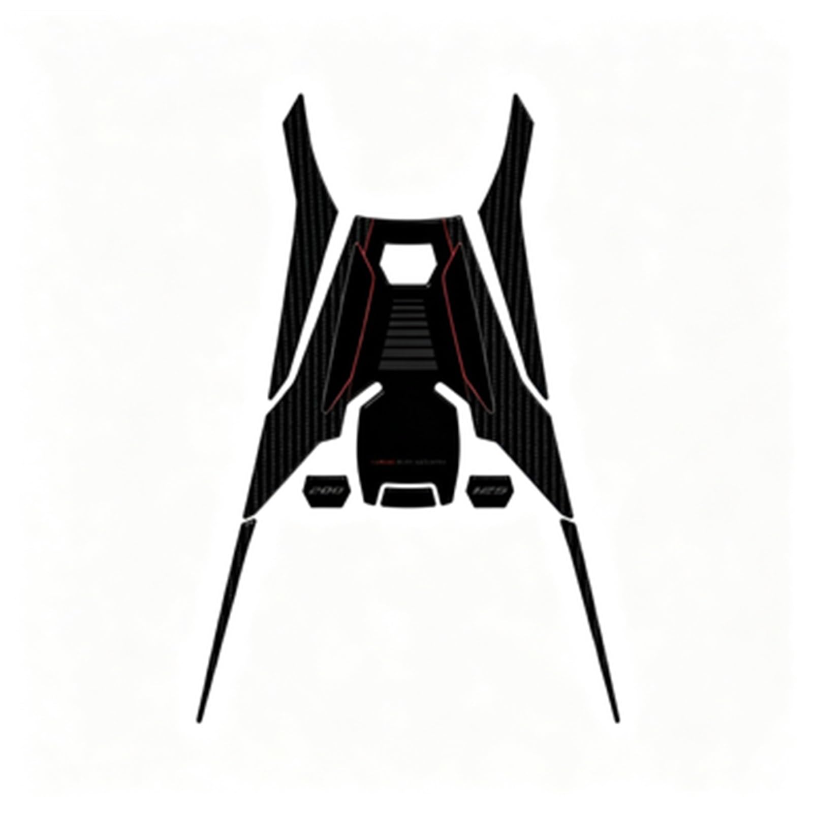 Motorcycle Accessories Tank Pad Sticker Protection Kit for Aprilia SR GT 125 200 2022-2025 Streetfighter(Color4)