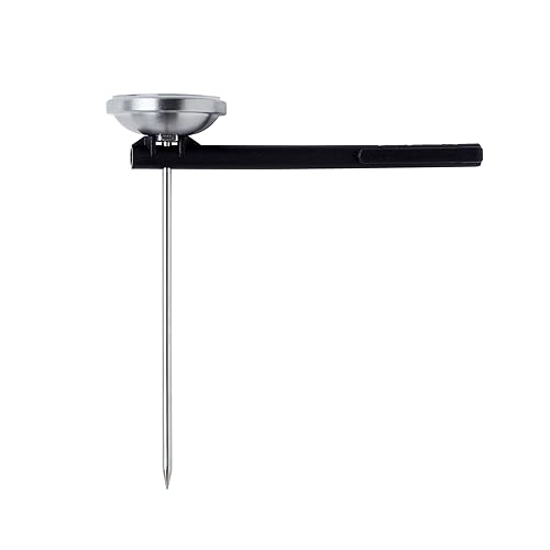 Miniatura 6 de KitchenAid Termómetro analógico de lectura instantánea para alimentos y carne con dial de 1.75 pulgadas, función de recalibración, funda de