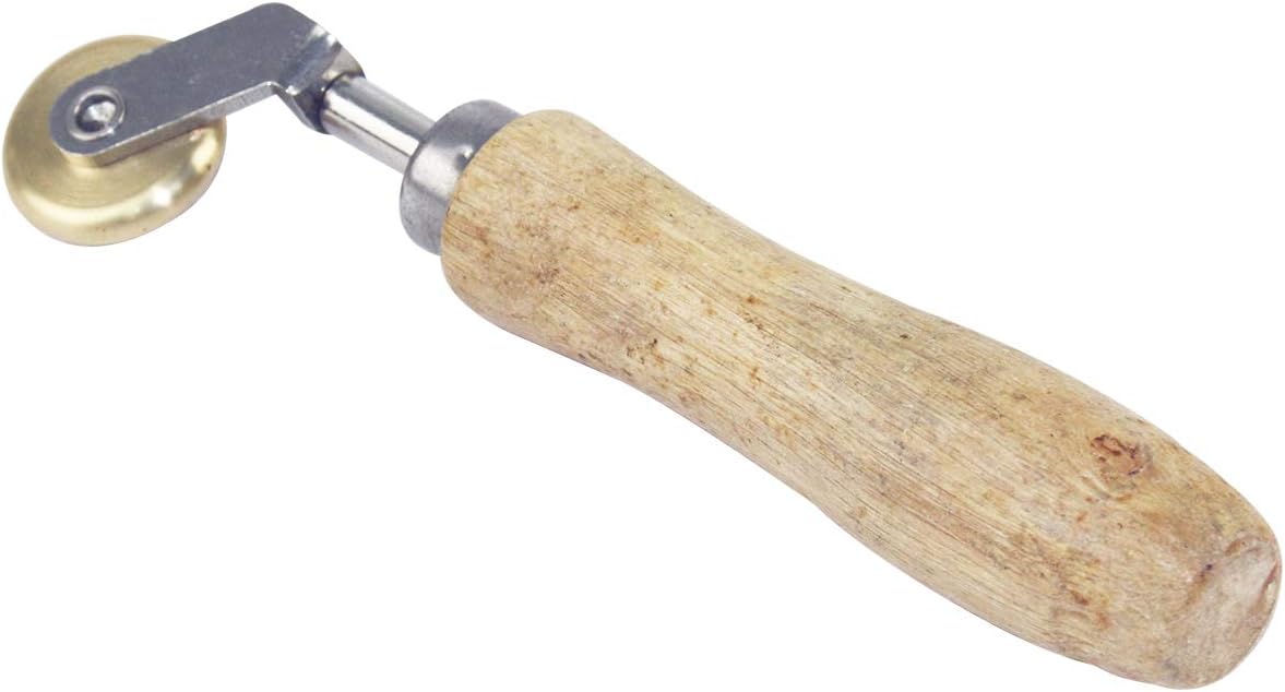 LESITEPressure Roller Hand Press Tool for Roofing PVC/TPO/EPDM(Brass)