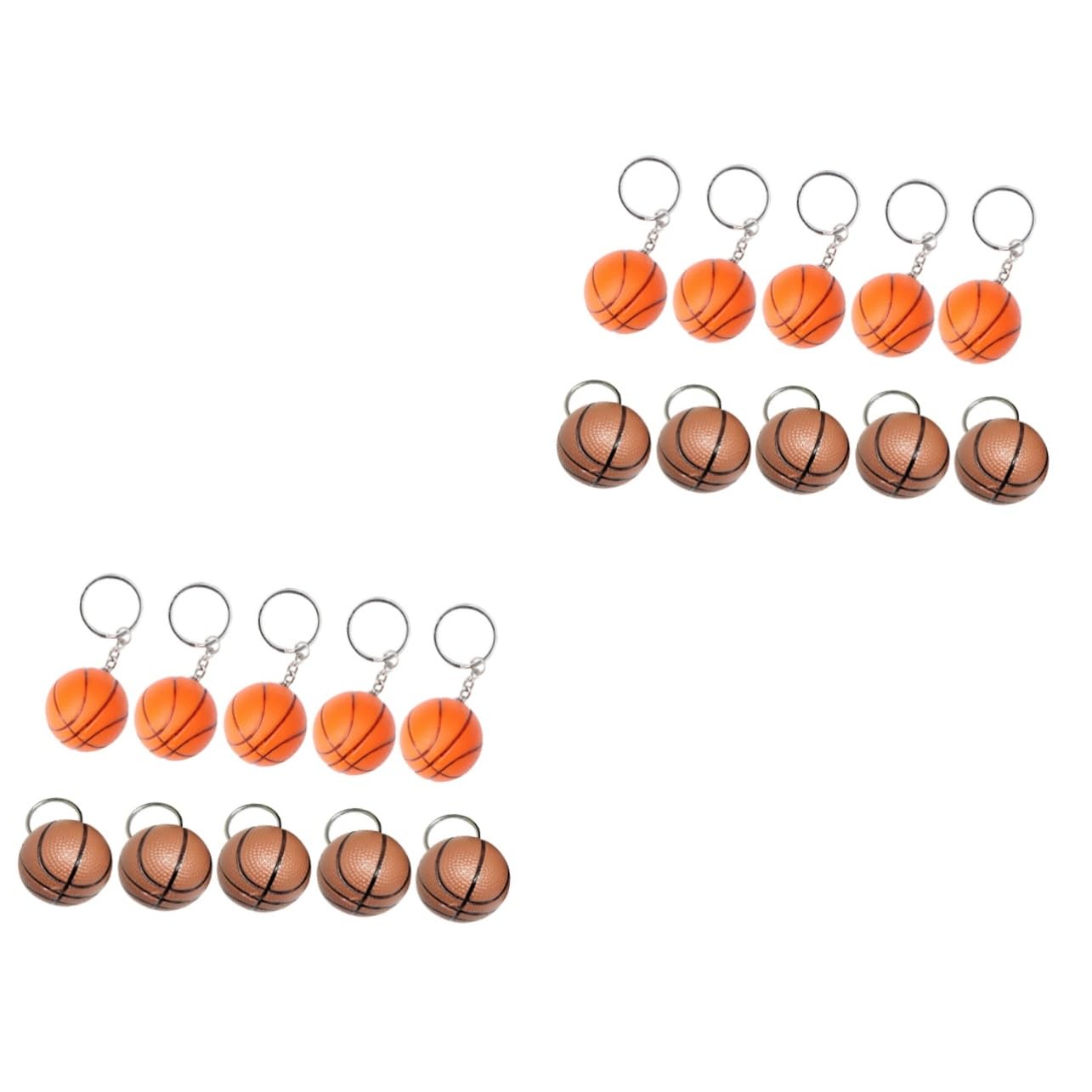 GALPADA 40pezzi Portachiavi Mini Pallone Basket Gialli Souvenir Per e Giocatori Per Compleanni e Speciali