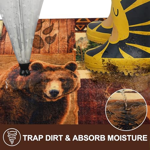 Aspmizfarmhousearearug2x3entryrugnonslipwashableindoordoormatrusticlodgebearmoosedeersmallthrowrugsforentrywaykitchenvintagesoftfauxwoolfloorcarpetdoorrugslowprofile Urban Country Home Decor Aspmiz farmhouse area rug 2×3 entry rug non slip washable indoor door mat rustic lodge bear moose deer small throw rugs for entryway kitchen vintage soft faux wool floor carpet door rugs low profile urban country home decor