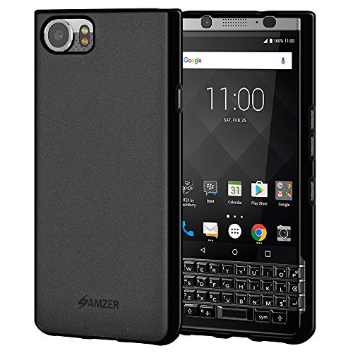 Amzer Pudding TPU Case Cover for BlackBerry KEYone - Black