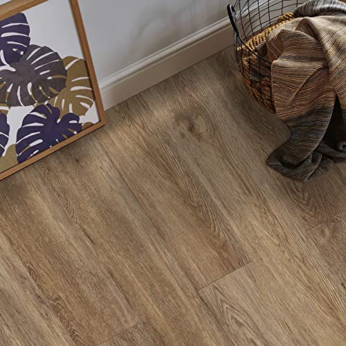 Image of NeuType Luxury Vinyl Flooring - Interlocking Planks for Easy DIY Installation - Wood-Grain Texture, 9 Per Box, 21.5 Sq. Feet, Moisture-Resistant for Every Room