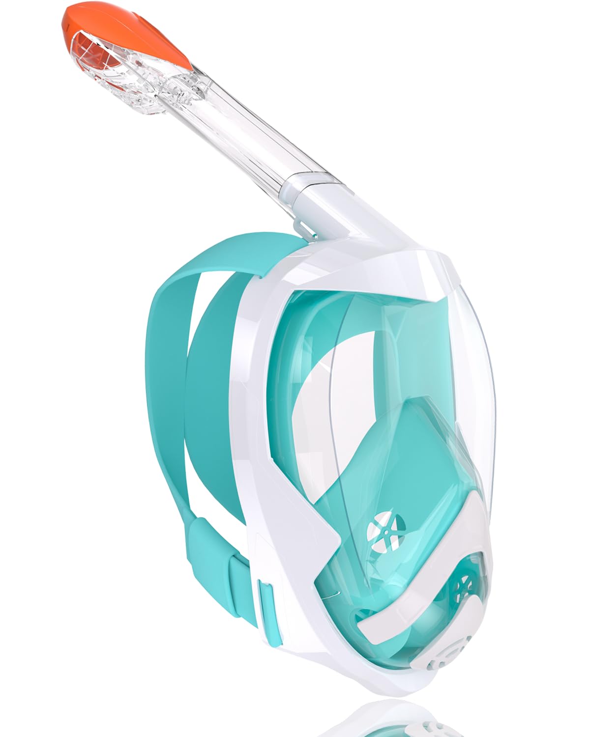 Maschera da Snorkeling,Maschera Subacqueacon con Visuale Panoramica 180° Design Pieno Facciale e Compatibile con Videocamere Sportive Maschera per Immersioni per Adulti Bambini