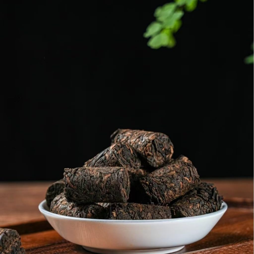 Té Pu-erh De Yunnan | Pu-erh Maduro En Forma De Caramelo | Suave Y Aterciopelado | Envase Individual | Para Llevar (500G / 17,64 oz)