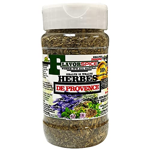 Herbes De Provence Crafted with 100% Natural Herbs and Spice with No Artificial or preservatives, No Salt, No Sugar, No MSG, Gluten, Great For Keto, Great For Vegan ((1.30oz)