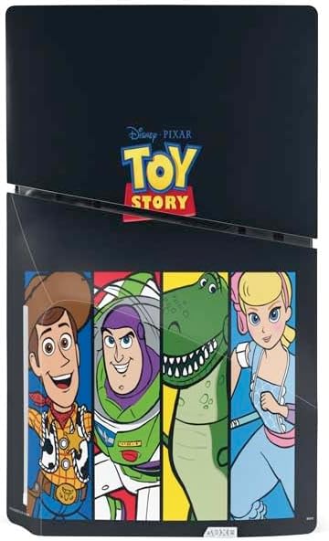 Skinit Decal Gaming Skin Compatible with PS5 Slim Disk Bundle - Officially Licensed Disney Toy Story Character Grid Design