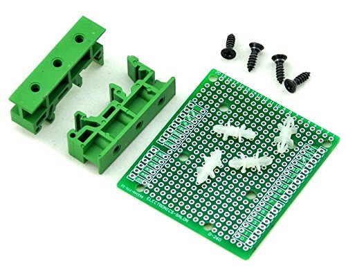 Electronics-Salon DIN Montaje en riel Adaptador/Prototipo PCB Kit para Arduino UNO/Mega 2560 etc.