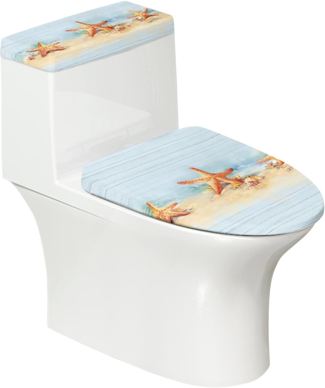 Amazon.com: GOSTONG Toilet Lid Cover & Toilet Tank Lid Cover 2 Piece ...