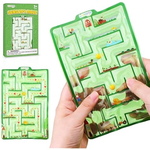 LESONG Squishy Toys Sensory Fidget Toys for Kids: Maze Sensory Toys for Kids with Autism ADHD - Classroom Prizes Quiet Fidget Toys - Gifts Christmas Stocking Stuffers for Kids Cover